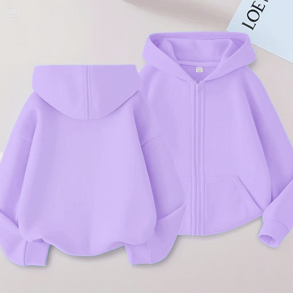 Purple Cool Lomi Children's Cardigan Printed 2D Cardigan for Boys and Girls Aged 2-12, Sweet, Fun, Multi functional, Cute Long s