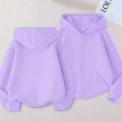 Purple Cool Lomi Children's Cardigan Printed 2D Cardigan for Boys and Girls Aged 2-12, Sweet, Fun, Multi functional, Cute Long s