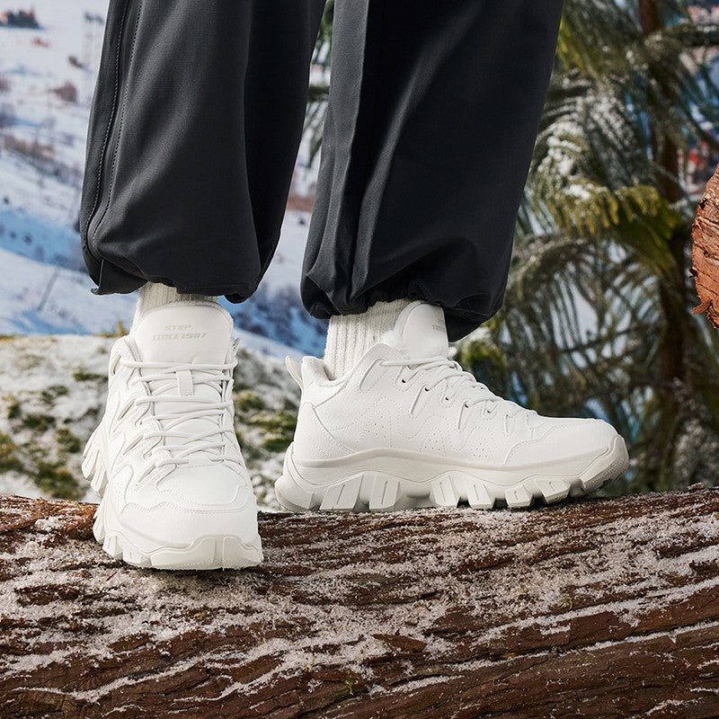 Xtep Chuanxing lite Cotton Shoes For Men 2024 Autumn Comfortable Casual Shoes Trendy Retro Soft Sneakers 876319370006