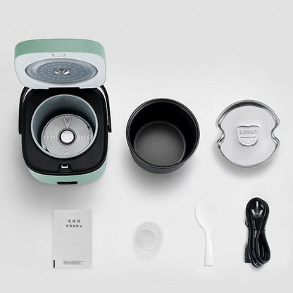 Mini Panela Elétrica de Arroz Automática Doméstica para Cozinha 1-2 Pessoas, Aquecedor de Alimentos a Vapor 1.2L Panela de Arroz Pequena