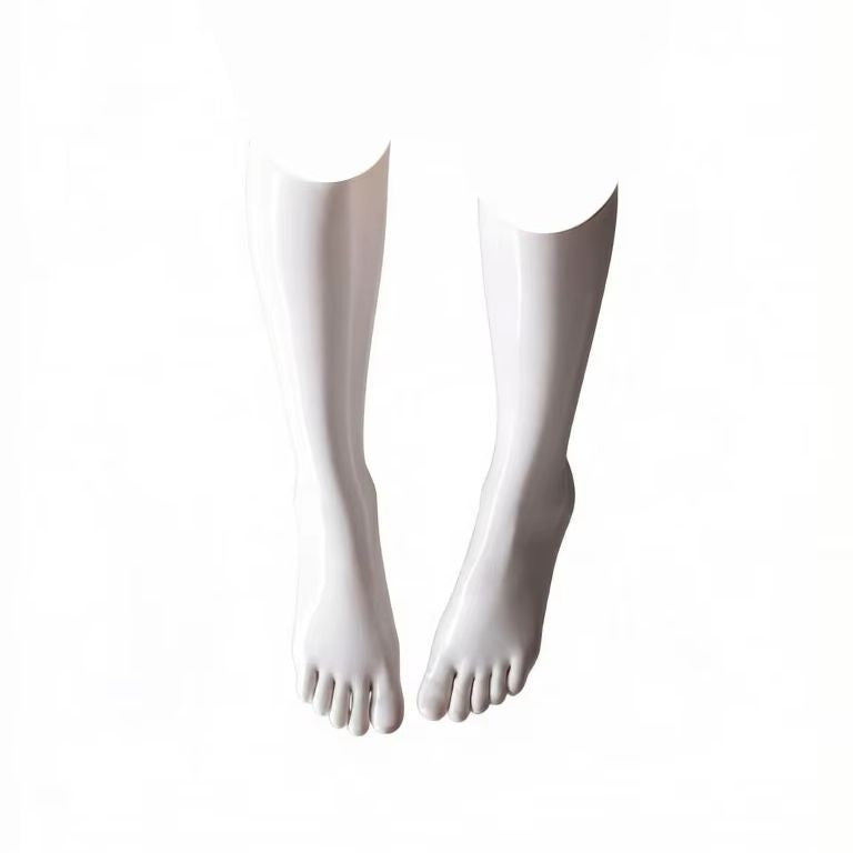 Black Rubber Footed Long Stockings Short socks Elastic Separate Five Toe