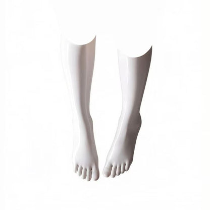 Black Rubber Footed Long Stockings Short socks Elastic Separate Five Toe
