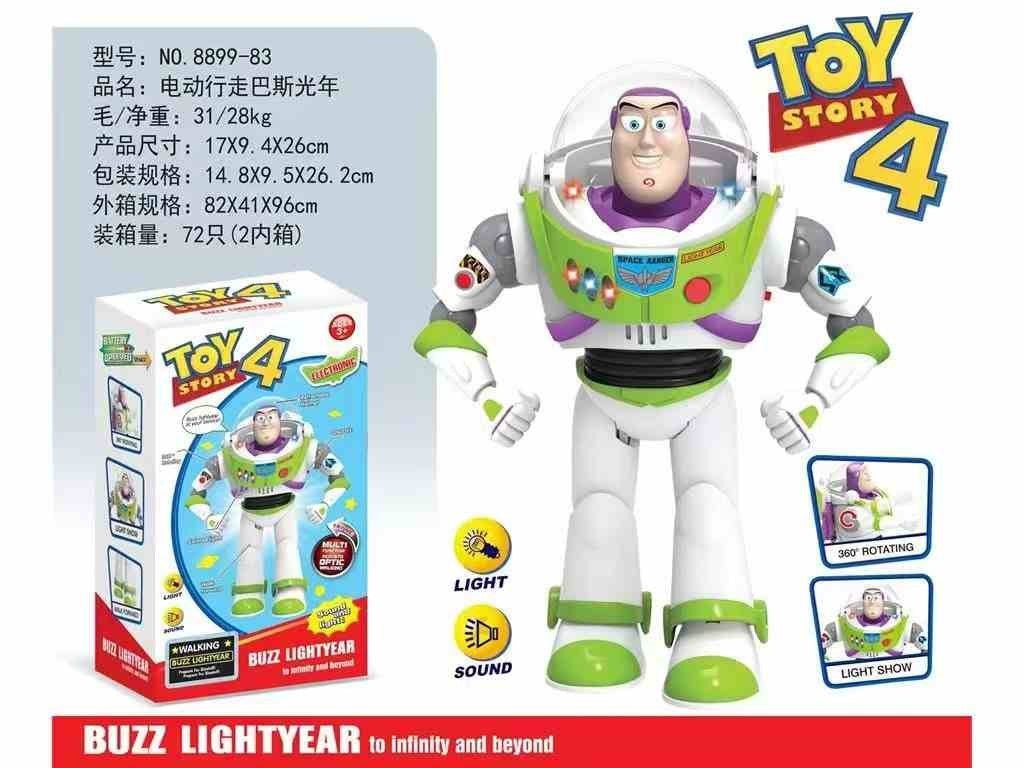 Toy Story Buzz Lightyear Modelo Brinquedos Pixar Robô Elétrico Andando Boneca Action Figure Brinquedo Presente De Aniversário Brinquedos Modelo Para Crianças