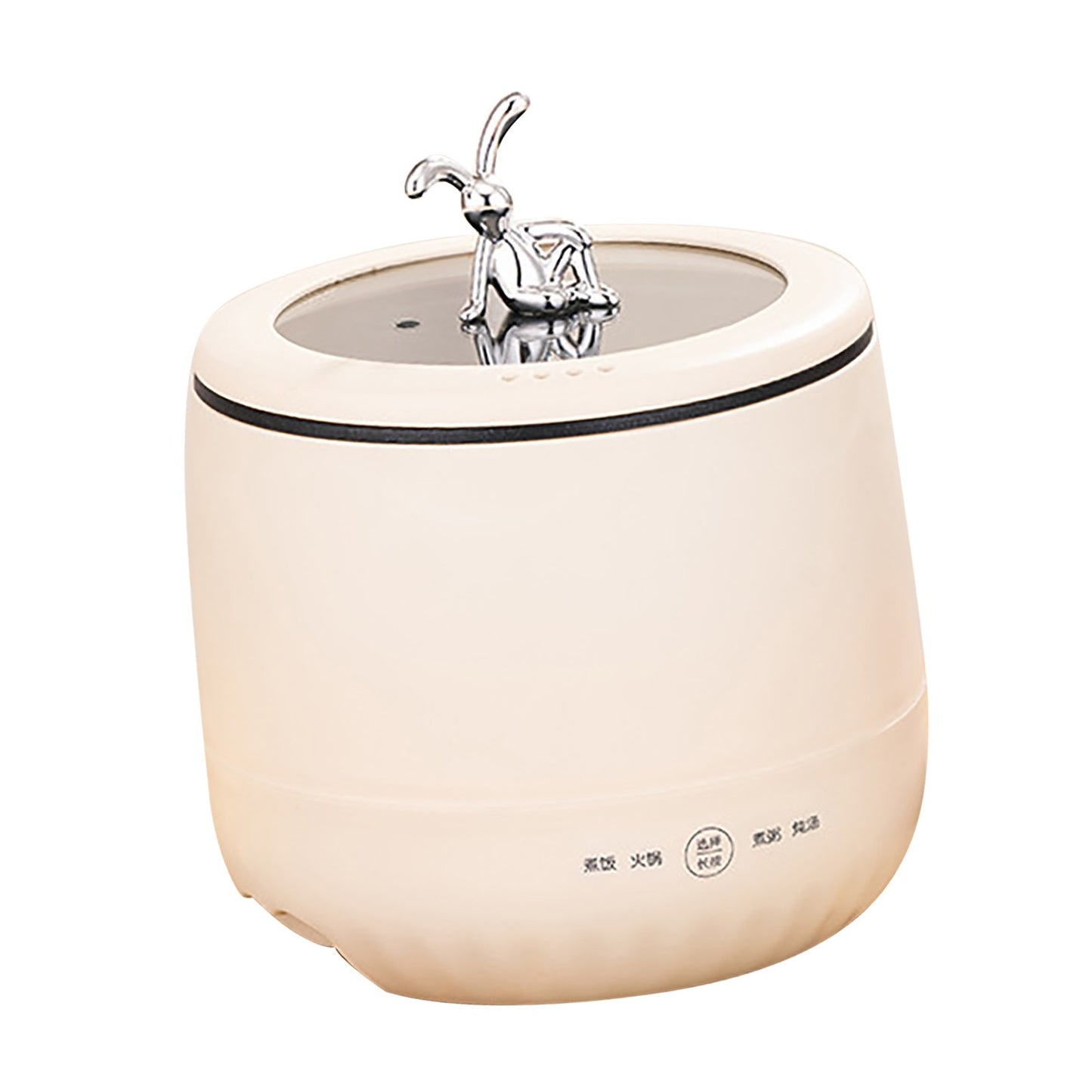 Panela de Arroz Elétrica Inteligente Mini 1.8L Antiaderente Compacta Eletrodoméstico para Arroz, Grãos, Sopas, Mingaus e Ensopados