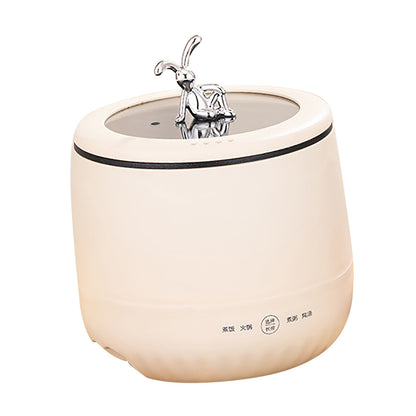 Panela de Arroz Elétrica Inteligente Mini 1.8L Antiaderente Compacta Eletrodoméstico para Arroz, Grãos, Sopas, Mingaus e Ensopados