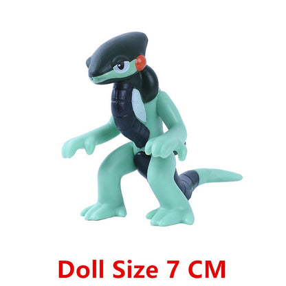 Pokémon Anime Figures Gelo Eevee Pikachu Dragão Voador Coleção Figura Brinquedos de Ação Fofos Modelo Pok é mon Presentes de Aniversário Infantis