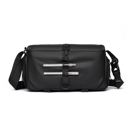 Men's Crossbody/Single Shoulder Bag, Adjustable Straps - Durable, Smooth Texture, Sturdy Structure, Ideal for Business Professio