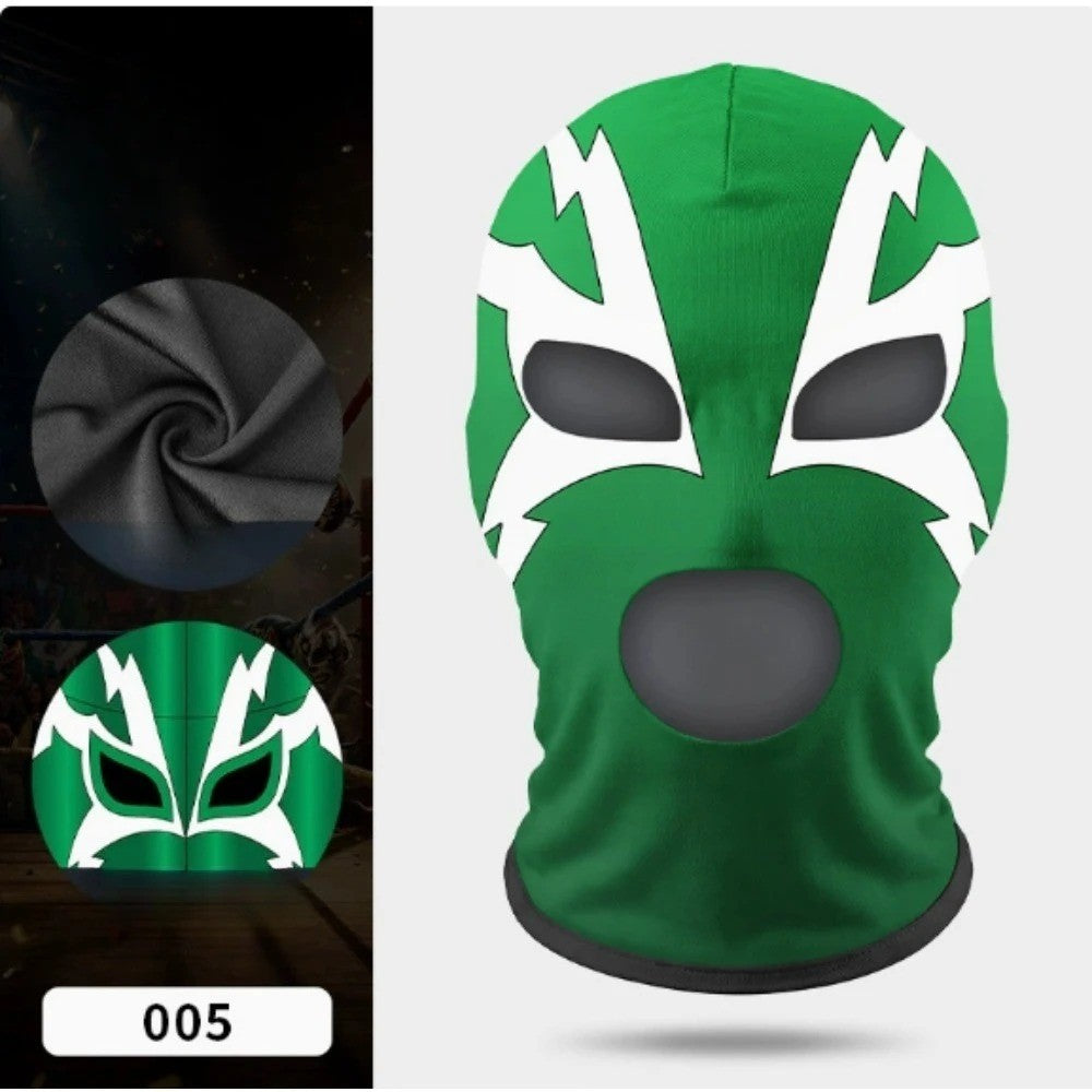 @ Mask Elastic Milk Silk Mask Lycra Fabric Print Halloween Party Dress Up Costume Party MaskBoxing Mask Wrestling