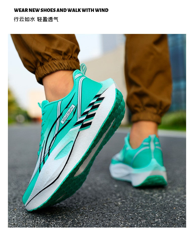 Running Shoes Casual Carbon Board Marathon Men Sports Tenis Air Breathable Women's Comfortable Athletic Nonskid Leisure Sneakers