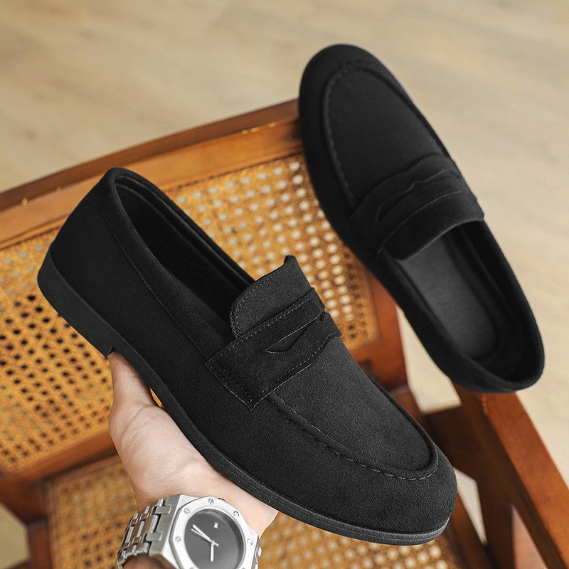 High Quality Men Loafers Comfortable Lightweight Casual Shoes Leather Dress Shoes Slip on Flat Fashion Business Shoes Moccasins