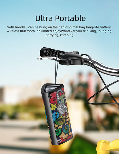 mifa Portable bluetooth speaker 360° Stereo Sound 20W  IPX7 waterproof wireless bluetooth 5.0 speaker 24-Hour Play time