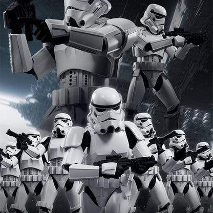Blokees Star Wars Trooper Stormtrooper Darth Vader Bonecos de Ação Modelo Brinquedos de Montar Enfeite de Mesa Presentes de Aniversário