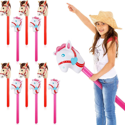 1pc Oversized Horse Balloon Cowboy Giant Horse Aluminum Film Balloon Farm Animal Horse Theme Birthday Party Decoration Kids Toys