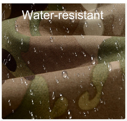 Men's Silent Soft Shell Camouflage Tactical Jacket Waterproof Warm Fleece Hunting Jackets Outdoor Hiking Fishing Hooded Coat