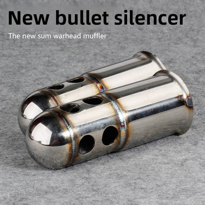 Universal Front Mid End Catalyst DB Killer for Motorcycle Exhaust Muffler Noise Sound Eliminator 51MM