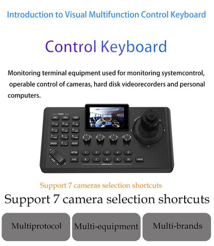 4K NDI  PTZ Camera 1-10pcs 20X Zoom Video Conference Camera for Church Business Meeting Optional 1 controller keyboard kit