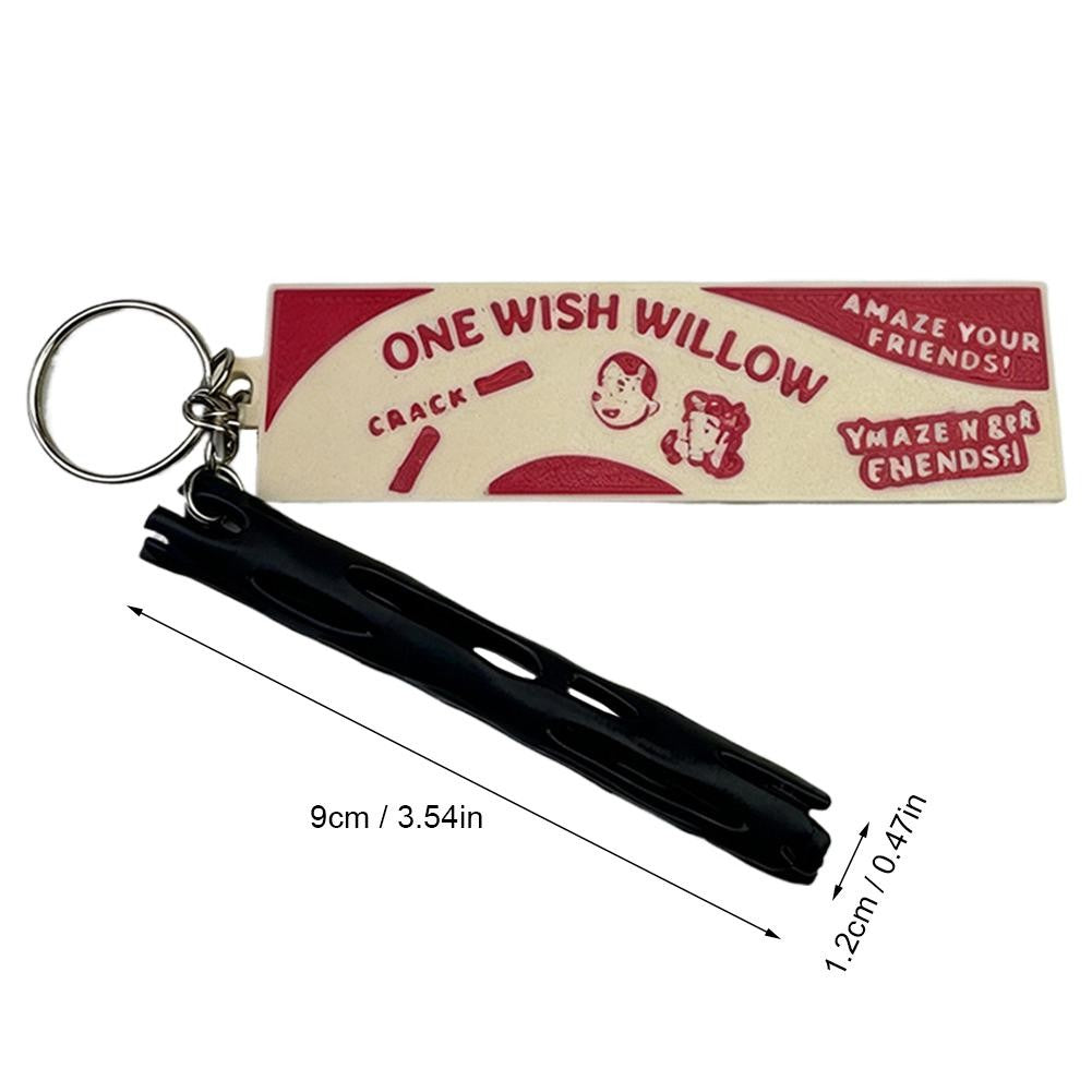 3D Printed One Wish Willow Keychain Breakable Lucky Token 13cm Retro Box for Wedding/Birthday  ?