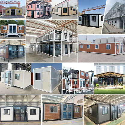 Prefab Tiny Home for Sale 20ft Expandable Container House 2 Bedrooms Kitchen and Bathroom Tiny House To Live in For Adults