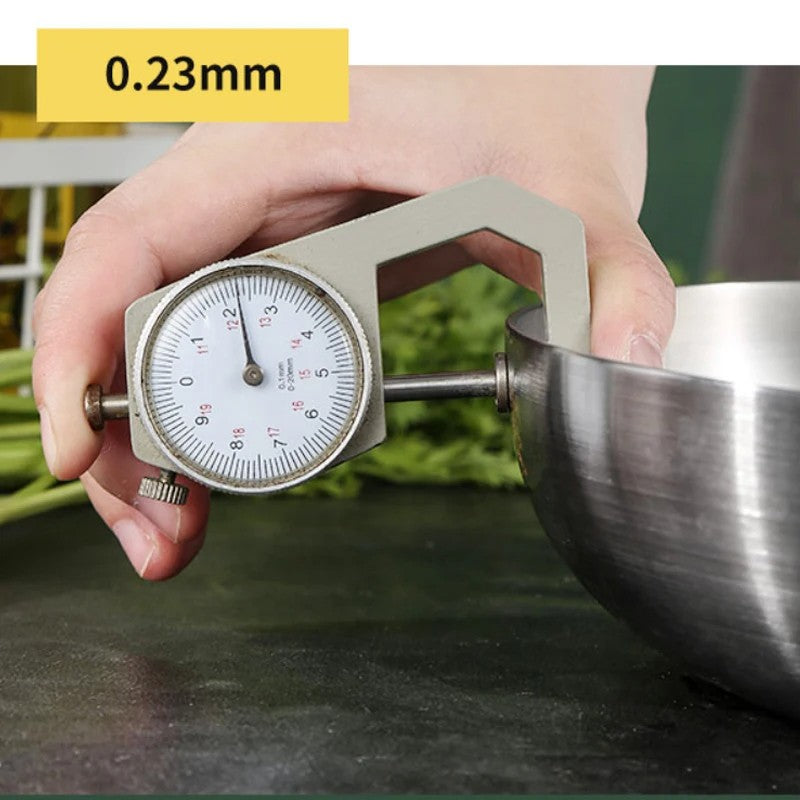 Frigideira de Aço Inoxidável 304 Antiaderente Panela para Bife Panela sem Revestimento Utensílios de Cozinha para Fogão a Gás e Cooktop de Indução