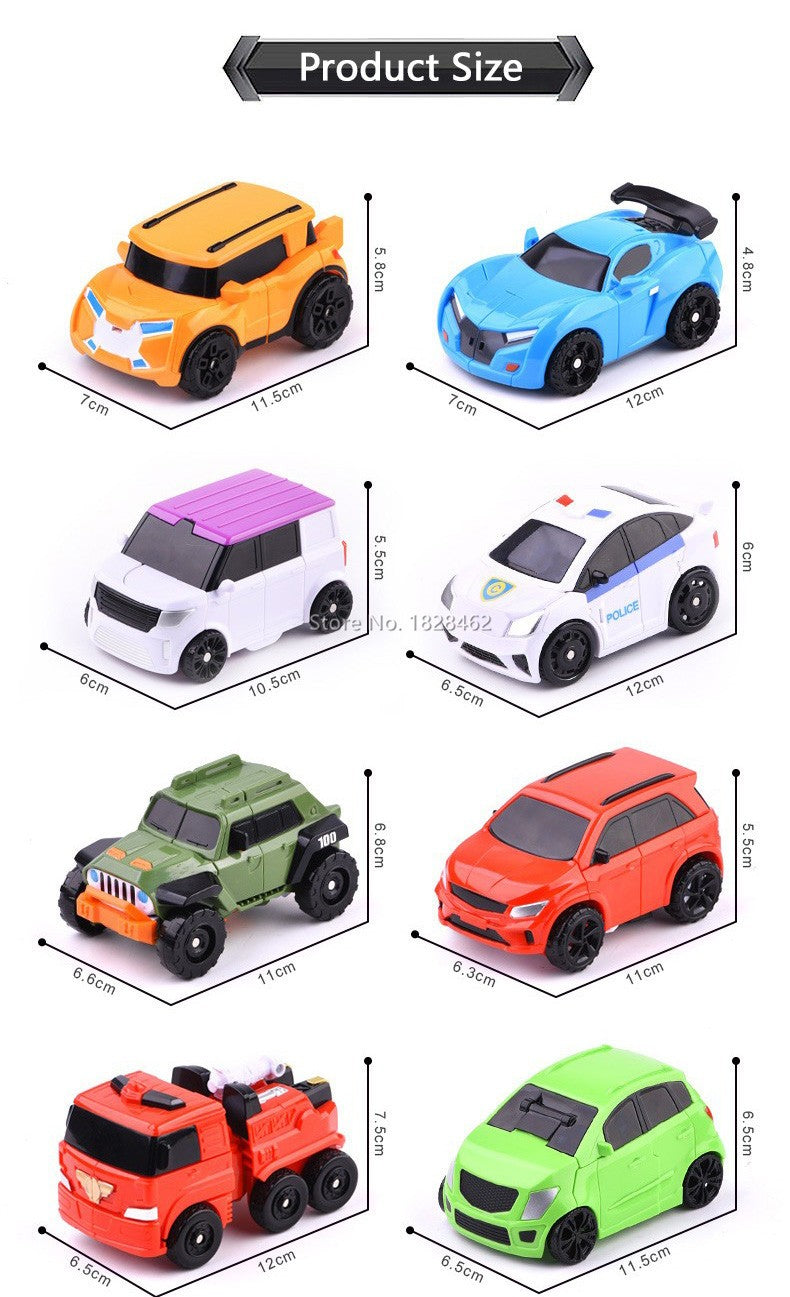 Mini Robô de Transformação Tobot Brinquedos Coreanos Desenhos Animados Irmãos Anime Tobot Deformação Carro Avião Brinquedos para Crianças Presente
