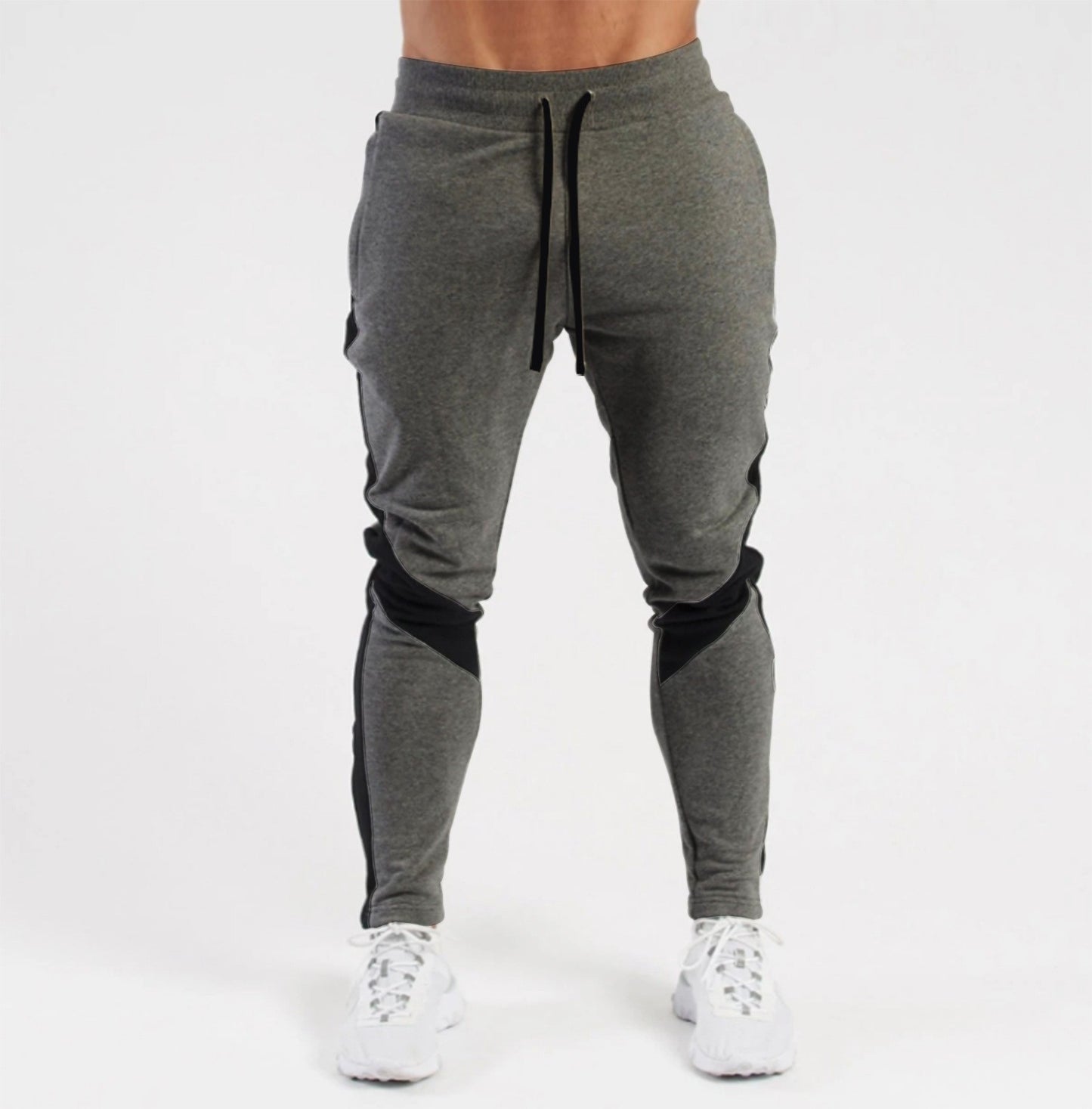 Mens Casual Pants Autumn Winter Sweatpants Men Running Jogger Sports Gym Trousers Fashion Solid Color Workout Long Pants 2025