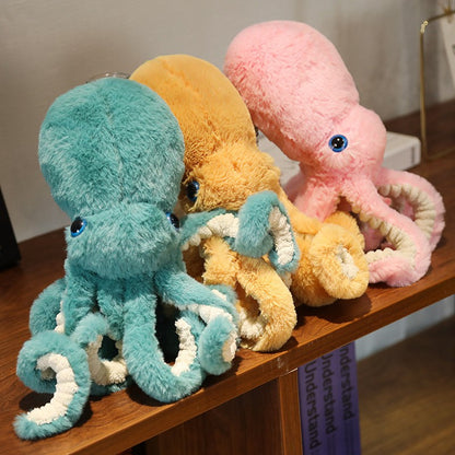 1pc 30-90CM Creative Lifelike Octopus Plush Toys Sea Animal Stuffed Dolls Pillow Back Cushion Children Kids Birthday Xmas Gifts