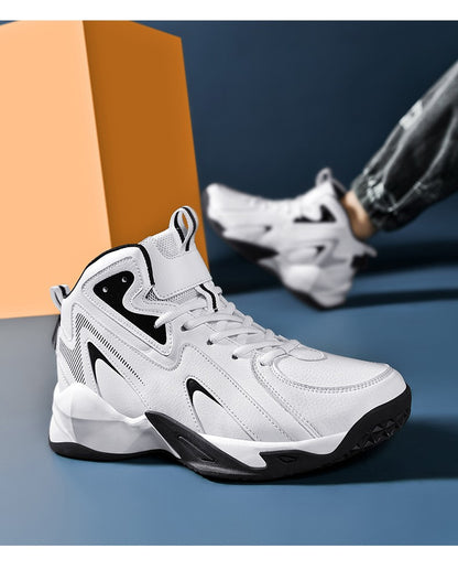 Men's plus size casual sneakers Four seasons breathable light outdoor basketball shoes fashion youth Joker sports running shoes