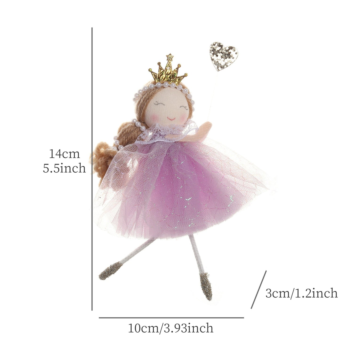 2024 New Year Gift Cute Christmas Angel Doll Xmas Tree Ornament Noel Deco Christmas Decoration for Home Natal Navidad 2023 Decor