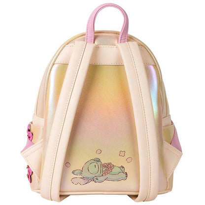Nova carteira mochila mini Loungefly Disney A Bela e a Fera Bela Vitral Retrato