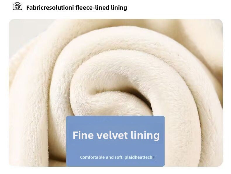 1pcs Boy Girl Winter Velvet Corduroy Kids Pants Little Bear Cartoon Mid Waist Warm Pantalones Baggy Thick Plush Children Trouser