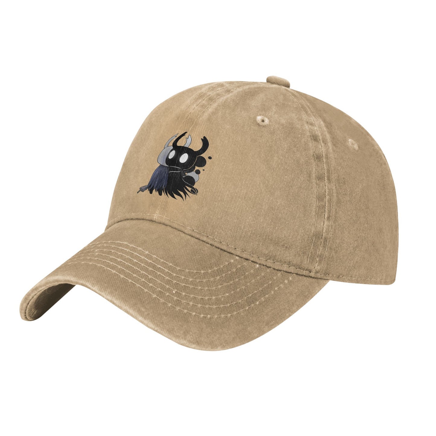 Hugs Hollow Knight Baseball Caps Vintage Distressed Denim Game Ghost Skull Snapback Hat Summer Unstructured Soft Hats Cap