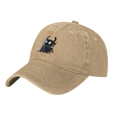 Hugs Hollow Knight Baseball Caps Vintage Distressed Denim Game Ghost Skull Snapback Hat Summer Unstructured Soft Hats Cap