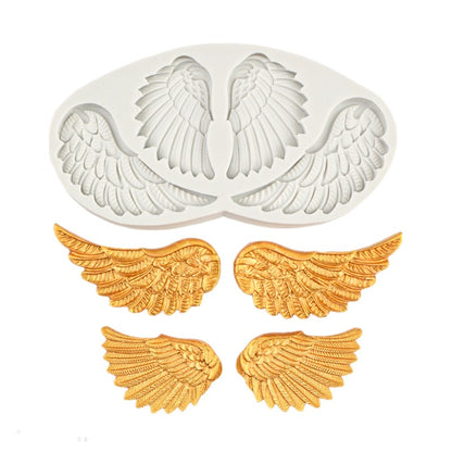 Angel wings Silicone Mold Fondant Mold Cake Decorating Tools Chocolate Gumpast Mold Sugarcraft Resin Clay Kitchen Baking Tool