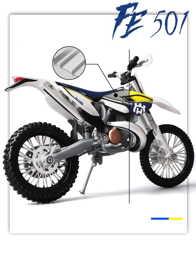 Maisto 1:12 Husqvarna FE 501 Liga de Moto Off-road Modelo de Carro de Simulação de Moto de Corrida Coleção de Modelo de Brinquedo Infantil Presente