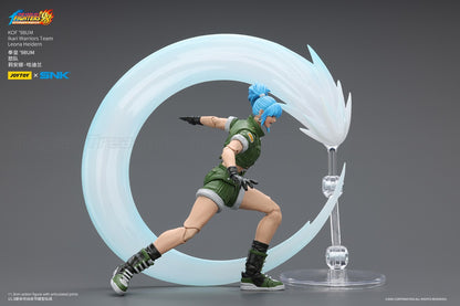 ?Em estoque? Boneco de Ação Original JOYTOY SNK 1/18 KOF'98UM Ikari Warriors Team Leona Heidern Brinquedos Presentes