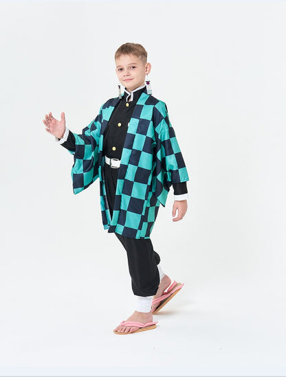 Big size Adult Costume Suit Giyu Tomioka Tomioka Kamado Tanjiro Kamado Nezuko Agatsuma Zenitsu Hashibira Inosuke Shinobu Kocho O