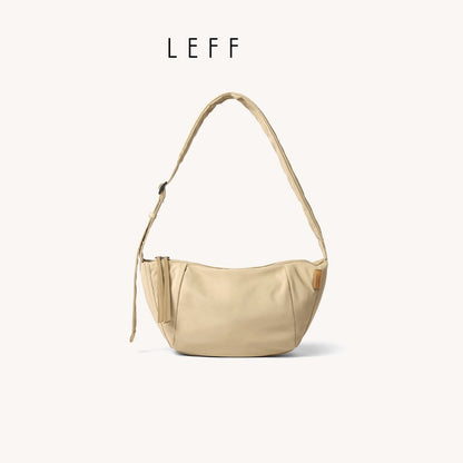 LEFF Simple Women's Crossbody Bag 2025 New Travel Casual Bag Outdoor Waterproof High Quality Shoulder Bag Uinsex Solid Colored