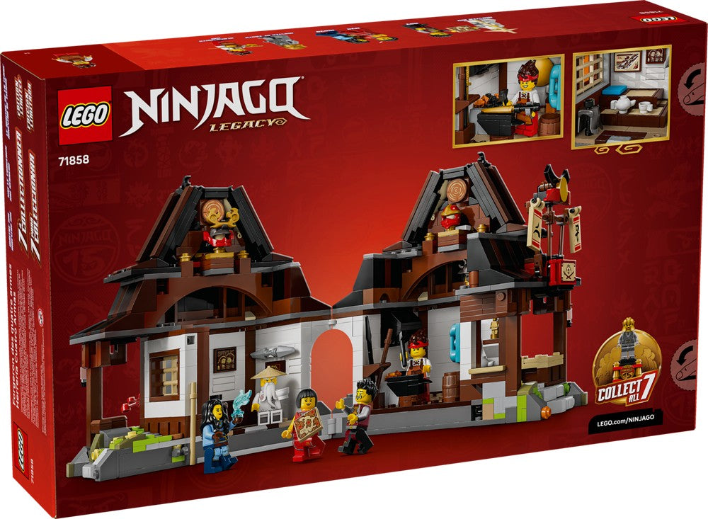 ?Pré-venda Janeiro?LEGO® NINJAGO® Ferreiro das Quatro Armas 15º Aniversário com 6 MINIFIGURAS NINJAGO para Maiores de 14 Anos 1259 Peças 71858
