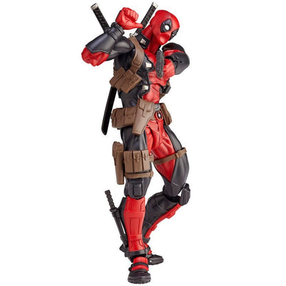 Amazing Yamaguchi Deadpool & Wolverine Boneco de Ação Colecionável PVC 16cm Mutantes X-Men Ultimate Super Herói Modelo Boneco Presente