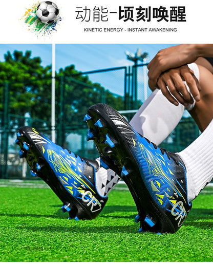 New Men Professional Soft Football Boots Sneakers Match Soccer Shoes Ultralight Futsal High-quality TF/FG Unisex Hot Sale Cleats