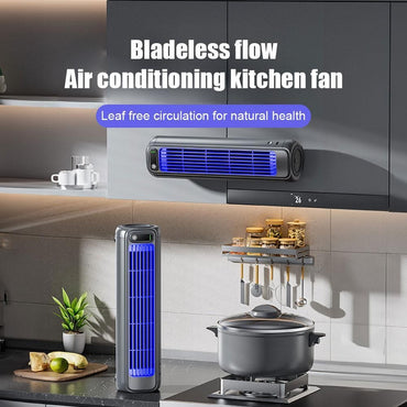 Ventilador de parede, de 3 velocidades, para cozinha de verão, portátil, resfriador, ventilador de ar condicionado ultra, montado, refrigerador silencioso