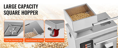 SucceBuy 1-100g Automatic Particle Packaging Machine Pouch Powder Sachet Weighting Filling Packing Machine Tea Seeds Beans Rice