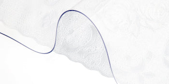 SucceBuy 1.5-2mm PVC Table Cloth Transparent Clear Desk Cover Protector Plastic Soft Glass Waterproof Oilproof for Dining Table