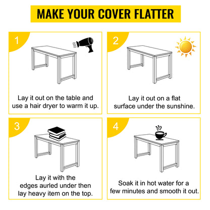 SucceBuy 1.5-2mm PVC Table Cloth Transparent Clear Desk Cover Protector Plastic Soft Glass Waterproof Oilproof for Dining Table