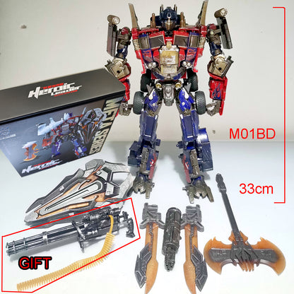 Robot Weijiang Optimus Commander W8022 Transformation Toys Model Black Apple OP Commander M01 Figure