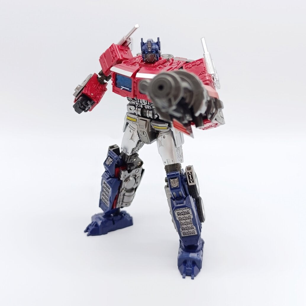Baiwei Shockwave TW1028 Transformation Toys Sentinel Prime TW1024 Modelo Ironhide TW1026 Robô Bumblebee TW1025 Boneco TW1030