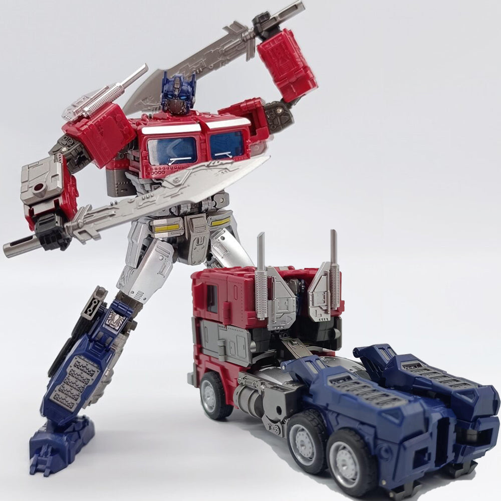 Baiwei Shockwave TW1028 Transformation Toys Sentinel Prime TW1024 Modelo Ironhide TW1026 Robô Bumblebee TW1025 Boneco TW1030