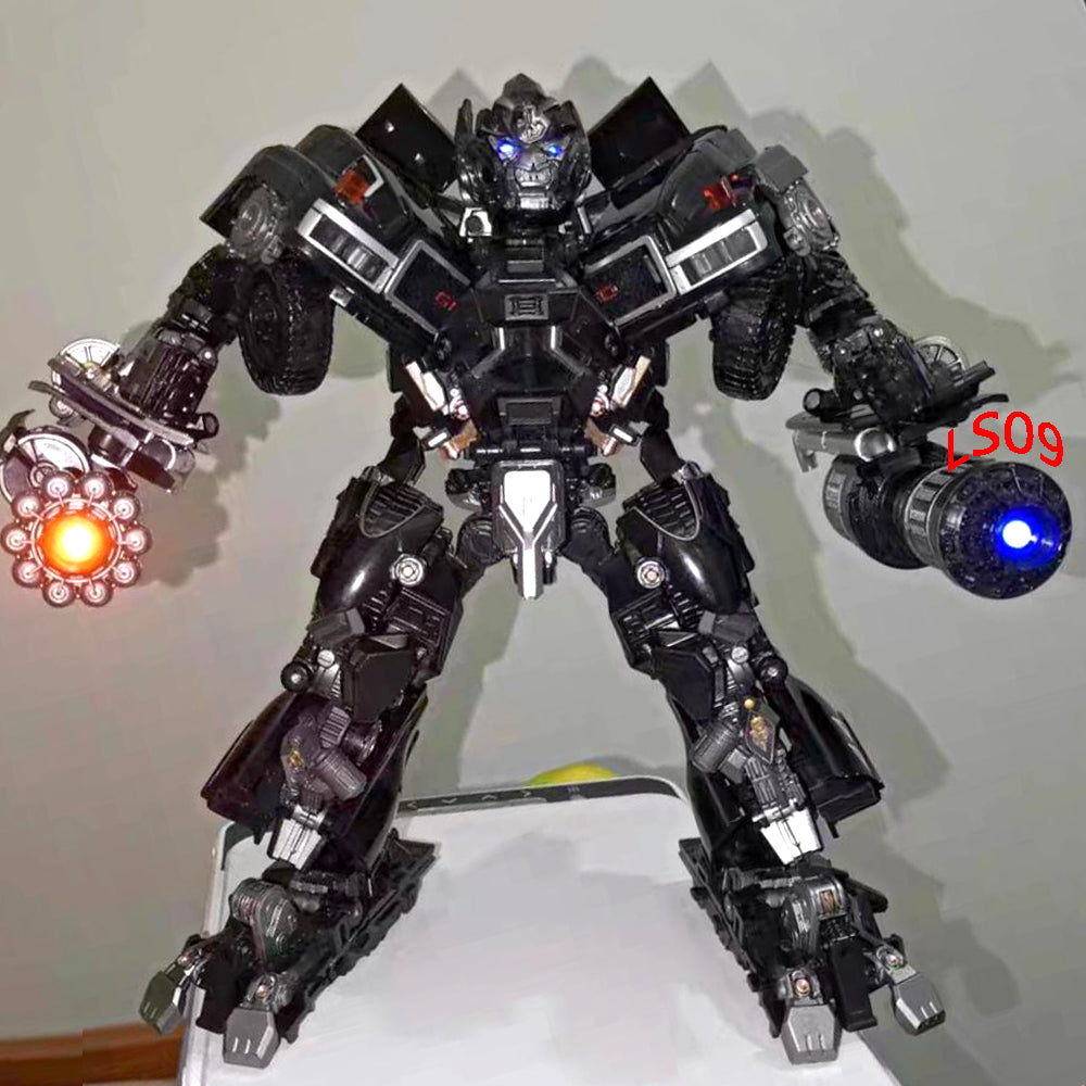 Brinquedos de Transformação Robô BMB Ironhide LS09 Autobots AW01 Modelo de Carro de Deformação Boneco de Ação